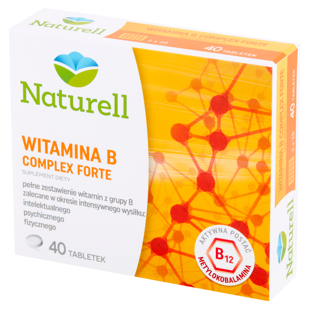 Naturell Witamina B Complex Forte Suplement diety 40 sztuk