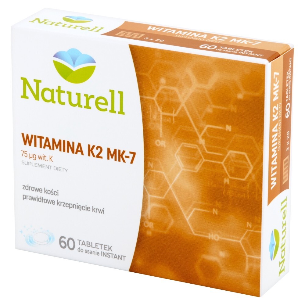 Naturell Witamina K2 MK-7 Suplement diety 60 sztuk