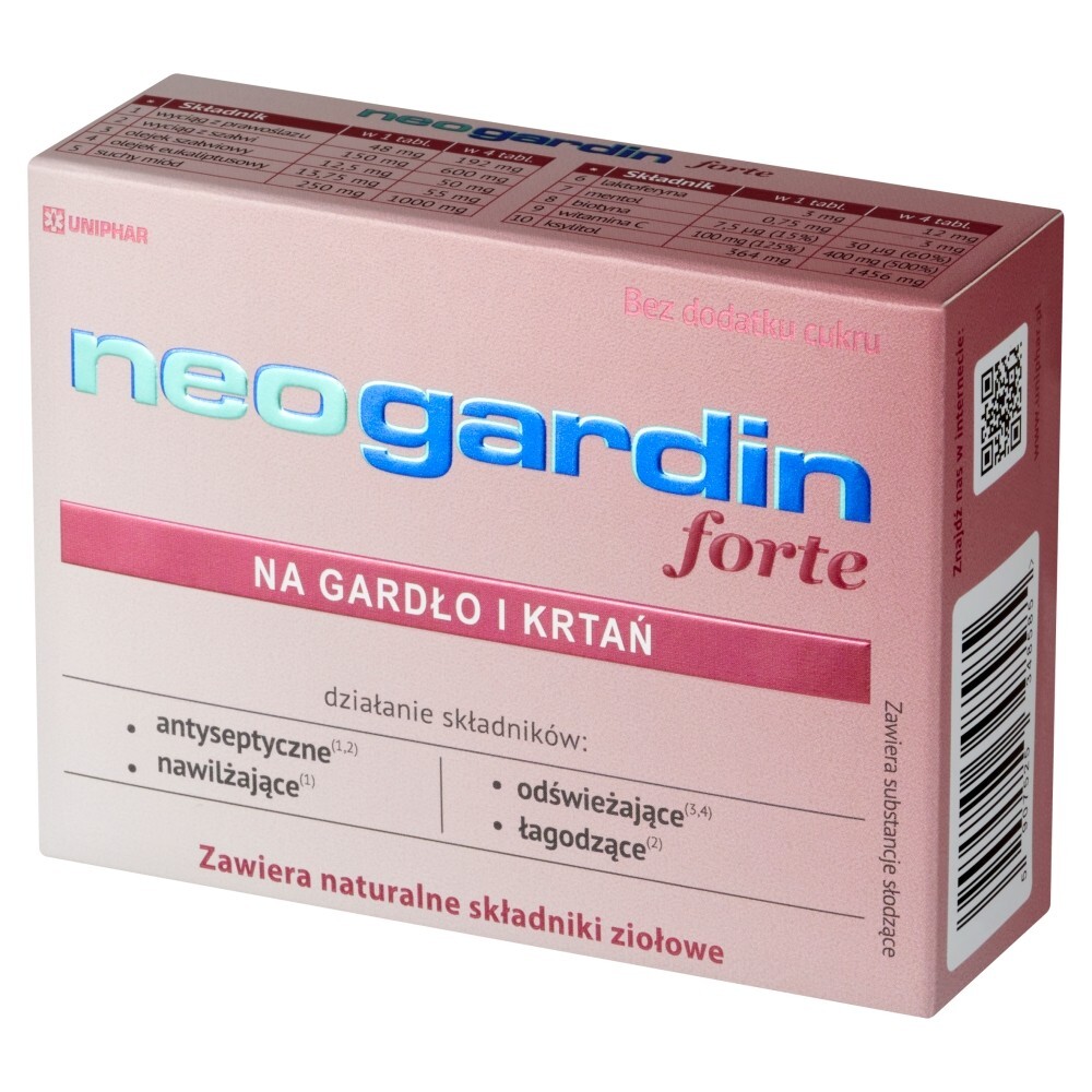Neogardin Forte, 20 tabletek do ssania