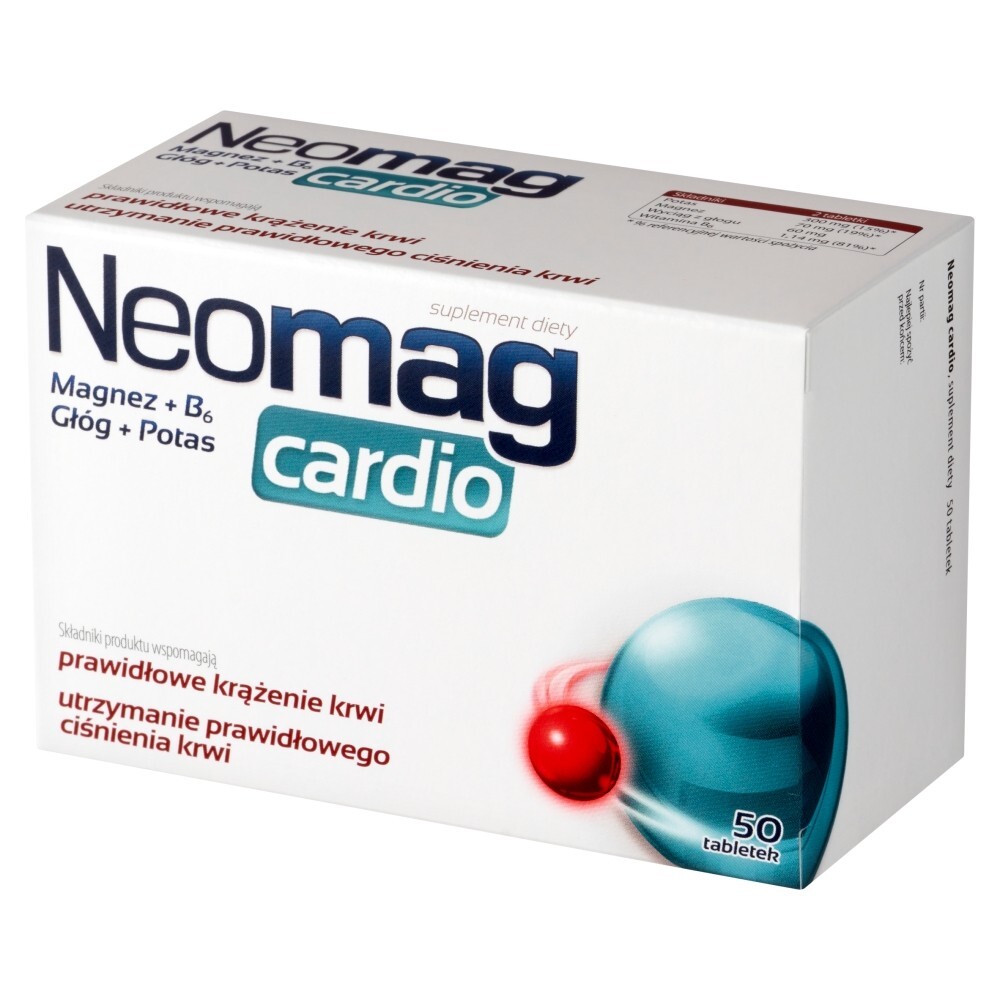 NeoMag Cardio, 50 tabletek
