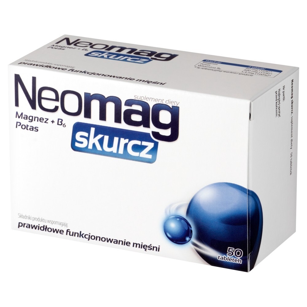 NeoMag skurcz Suplement diety 50 sztuk