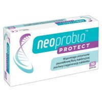Neoprobio Protect, globulki dopochwowe, 10 sztuk