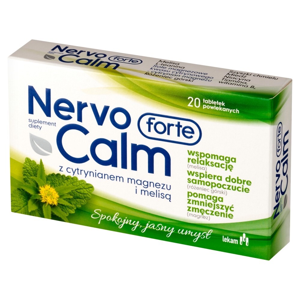 NervoCalm Forte, tabletki, 20 tabletek