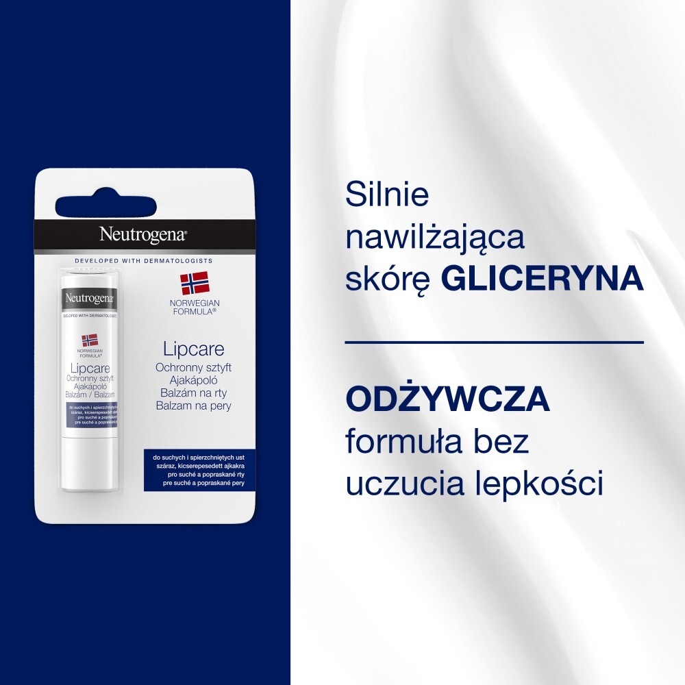 Neutrogena Ochronny sztyft do do suchych i spierzchniętych ust 4,8 g