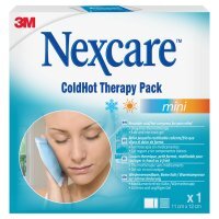 Nexcare ColdHot Therapy Pack Mini, zimno-ciepły okład żelowy wielokrotnego użytku, 11 cm x 12 cm, 1 sztuka