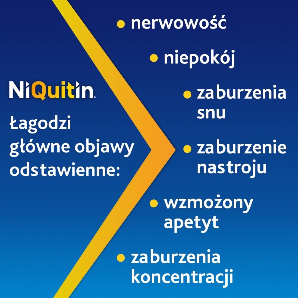 NiQuitin 14 mg/24 h Przezroczysty Preparat pomagający rzucić palenie stopień 2 7 plastrów
