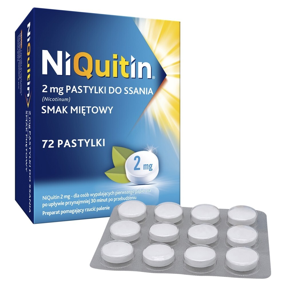 Niquitin 2 mg 72 sztuk