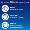 NiQuitin 7 mg/24 h Przezroczysty Preparat pomagający rzucić palenie stopień 3 7 plastrów