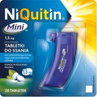 NiQuitin Mini 1,5mg 20 tabletek