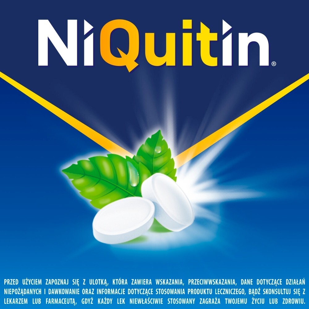 NiQuitin Mini Tabletki do ssania 4 mg 20 sztuk