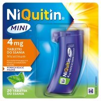 NiQuitin Mini Tabletki do ssania 4 mg 20 sztuk