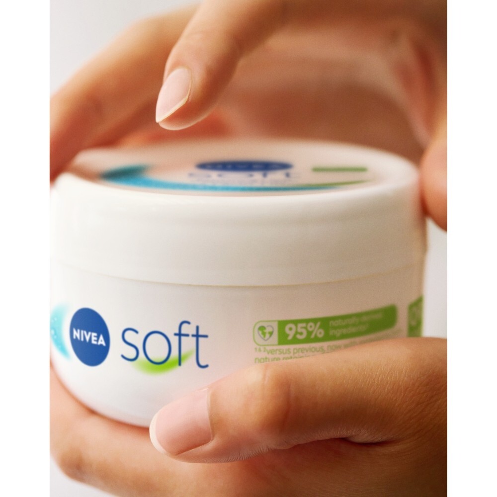 Nivea Soft, krem intensywnie nawilżający do cery wrażliwej, 200 ml