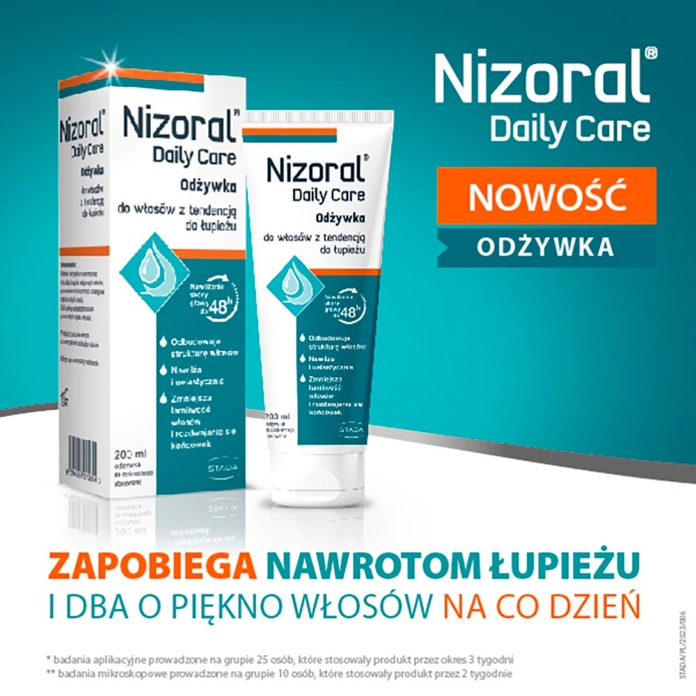Nizoral Care, odżywka do włosów z tendencją do łupieżu, 200 ml