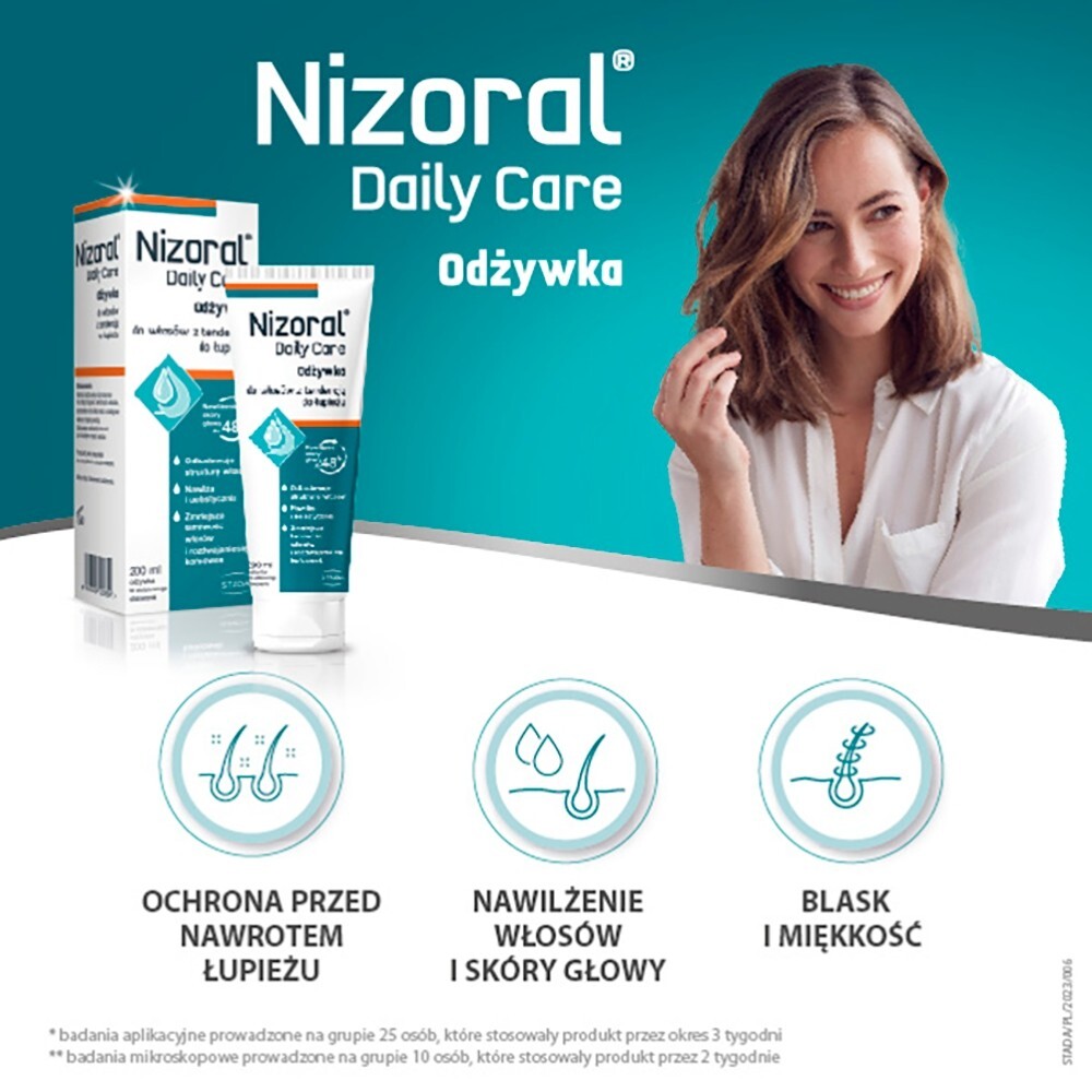 Nizoral Care, odżywka do włosów z tendencją do łupieżu, 200 ml