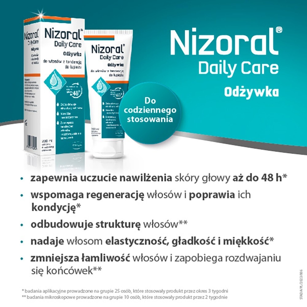 Nizoral Care, odżywka do włosów z tendencją do łupieżu, 200 ml