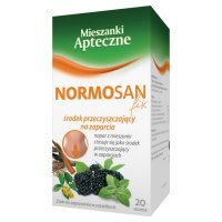 Normosan fix, zioła do zaparzania, 1,4 g, 20 sztuk