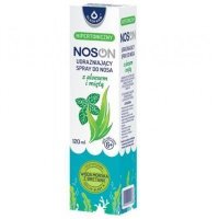 Noson, udrażniający spray do nosa z aloesem i miętą, hipertoniczny, 120 ml