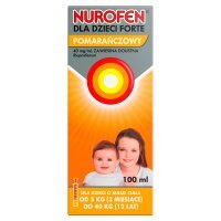 Nurofen dla dzieci Forte Zawiesina doustna o smaku pomarańczowym 100 ml