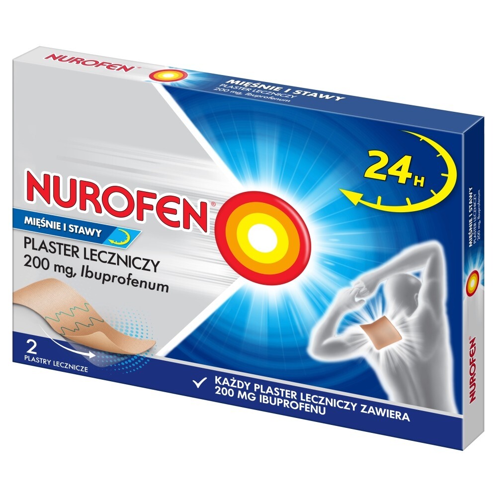 Nurofen Mięśnie i stawy Plaster leczniczy 2 sztuki