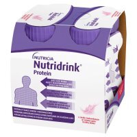 Nutridrink Protein Żywność specjalnego przeznaczenia medycznego truskawka 500 ml (4 x 125 ml)