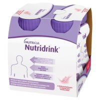 Nutridrink Żywność specjalnego przeznaczenia medycznego truskawka 500 ml (4 x 125 ml)