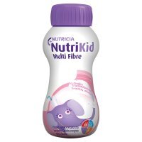 NutriKid Multi Fibre, smak truskawkowy, płyn, 200 ml