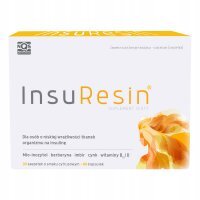 NutroPharma, InsuResin, smak cytrusowy, saszetki + kapsułki, 30 sztuk + 60 kapsułek