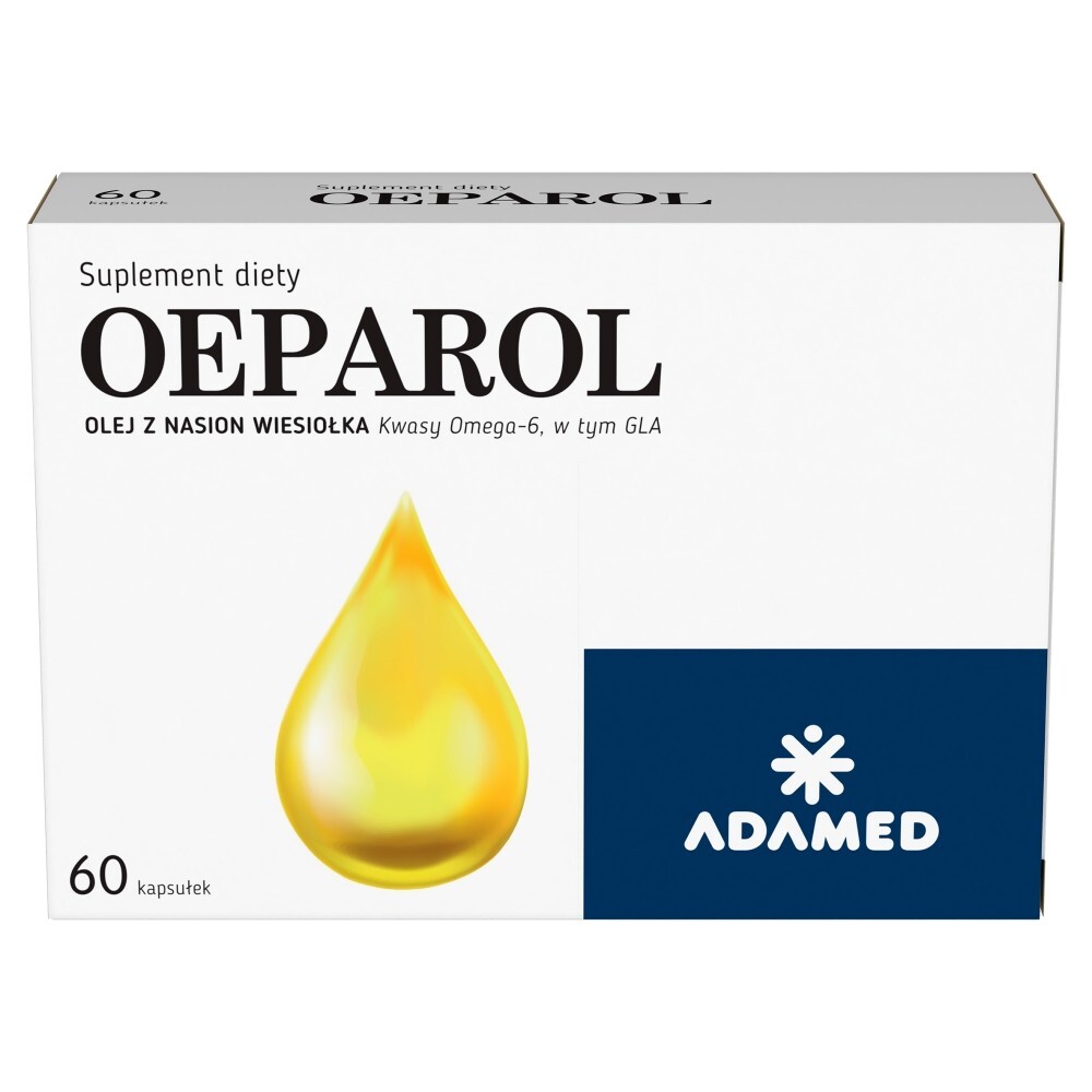 Oeparol, olej z nasion wiesiołka, 60 kapsułek
