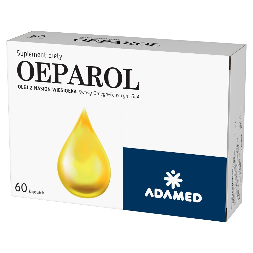Oeparol, olej z nasion wiesiołka, 60 kapsułek