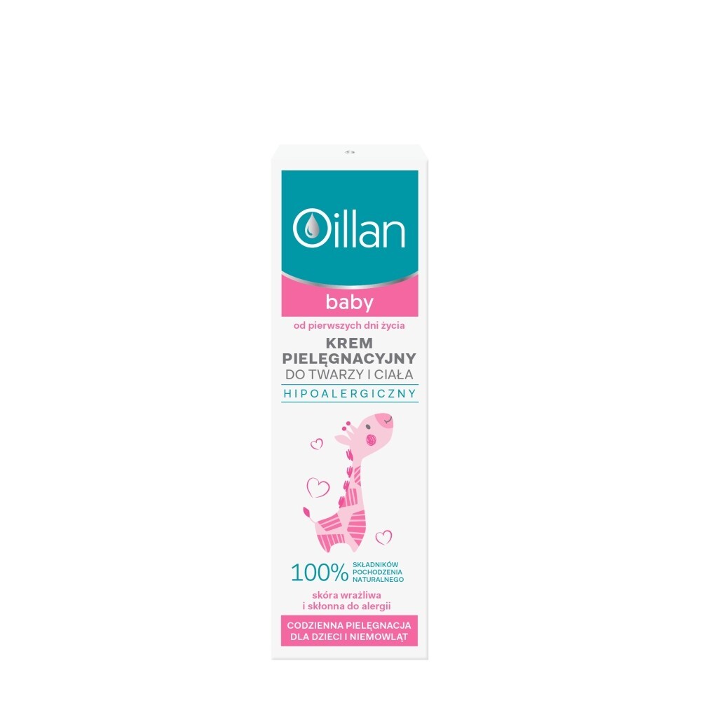 Oillan Baby krem pielęgnacyjny do twarzy i ciała 75 ml