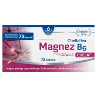 Oleofarm, Chellaflex magnez B6 chelat, 72 kapsułki