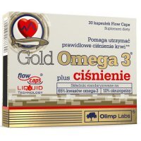 Olimp Gold Omega 3 plus ciśnienie, kapsułki, 30 kapsułek