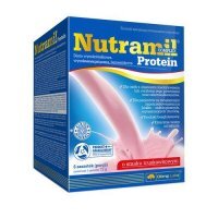 Olimp Nutramil Complex Protein, preparat odżywczy, smak truskawkowy, 72 g x 6 saszetek