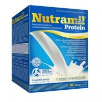 Olimp Nutramil Complex Protein, preparat odżywczy, smak waniliowy, 72 g x 6 saszetek
