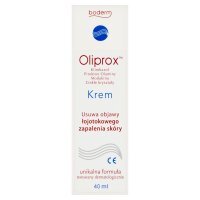 Oliprox, krem do stosowania w łojotokowym zapaleniu skóry głowy i ciała, 40 ml
