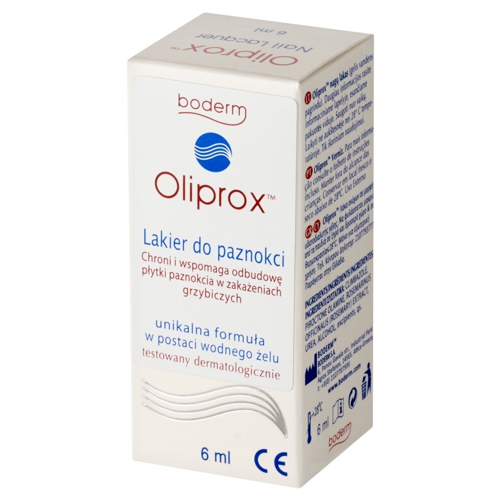 Oliprox - przeciwgrzybiczy lakier do paznokci, 6 ml