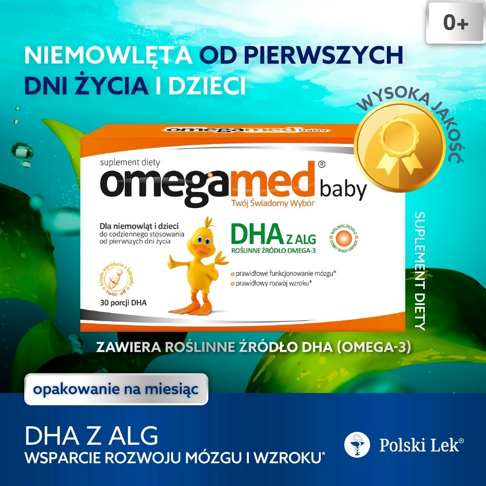 Omegamed Baby Suplement diety 18 g (30 x 600 mg)