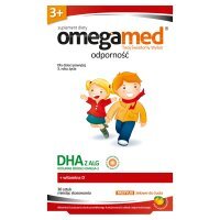 Omegamed Odporność 3+, DHA z alg, dla dzieci powyżej 3 lat, 30 pastylek żelowych