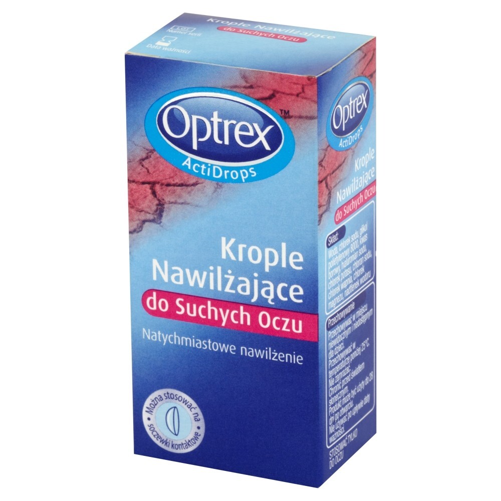 Optrex ActiDrops Krople nawilżające do suchych oczu 10 ml