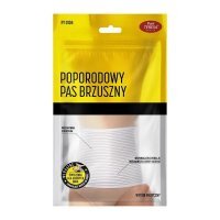 Pani Teresa, uniwersalny pas brzuszny z zapięciem, rozmiar S, wysokość 22 cm, 1 sztuka