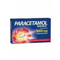 Paracetamol Biofarm, 1000 mg, tabletki powlekane, 10 tabletek