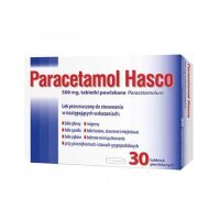 Paracetamol Hasco 500 mg, 30 tabletek