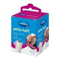 Peha-haft latexfree, opaska podtrzymująca, 4 m x 6 cm, 1 sztuka