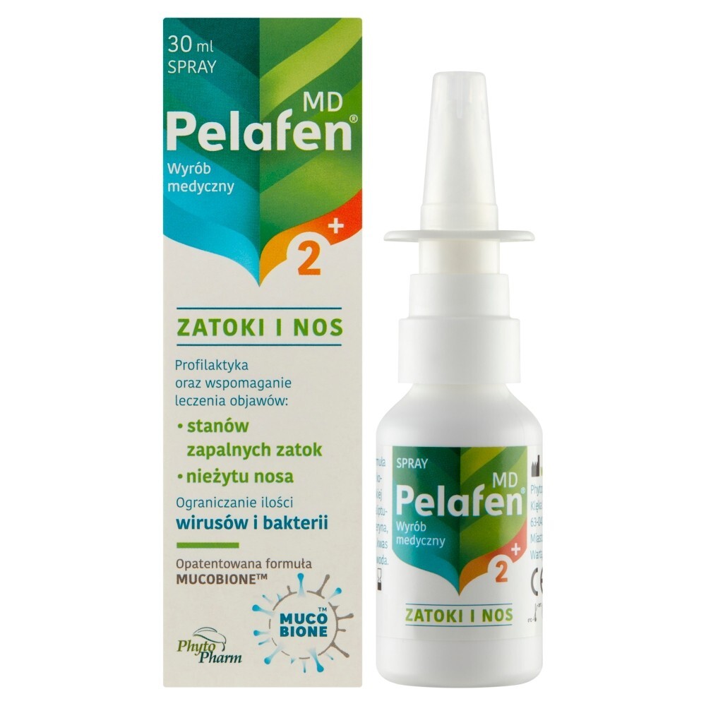 Pelafen Wyrób medyczny spray zatoki i nos 30 ml