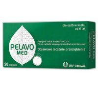 Pelavo Med 20 mg, 20 tabletek ulegających rozpadowi w jamie ustnej