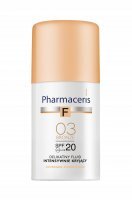 Pharmaceris F, delikatny fluid intensywnie kryjący, Bronze 03, SPF 20, 30 ml