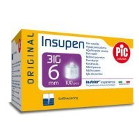 Pic Solution Insupen, igły do penów insulinowych, 31G (0,25 mm) x 6 mm, 100 sztuk