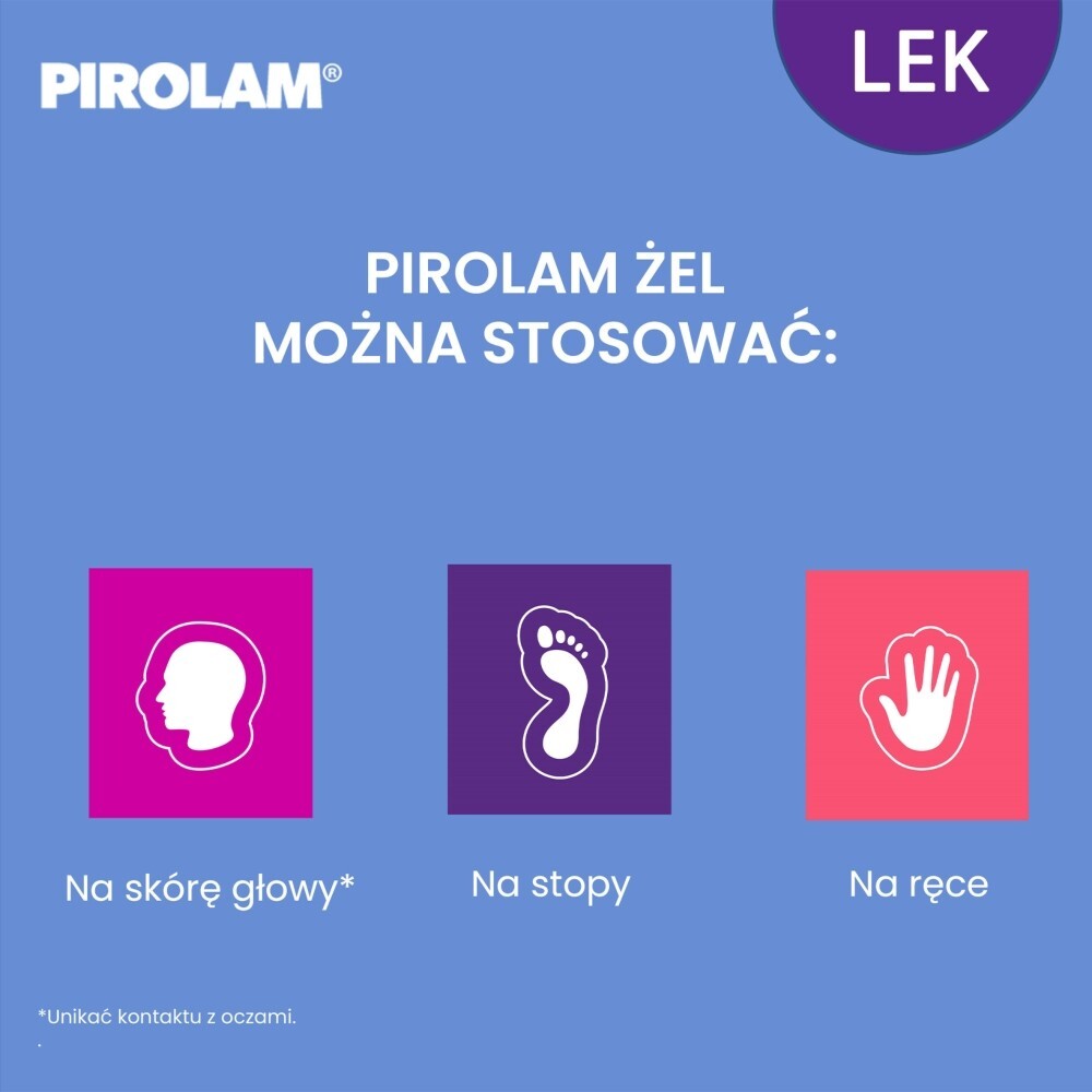 Pirolam, 1%, (10 mg/g), żel, 20 g