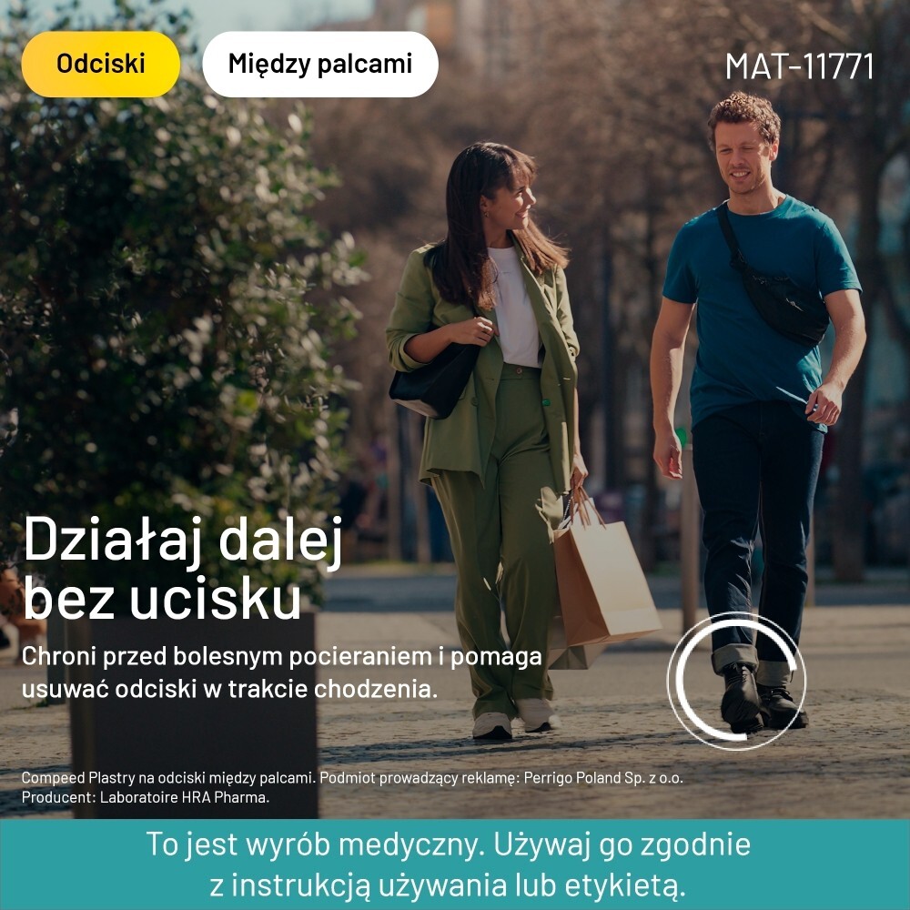 Plastry Compeed, na odciski między palcami, 10 sztuk