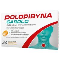 Polopiryna Gardło, 8,75 mg, pastylki twarde, 24 patylki